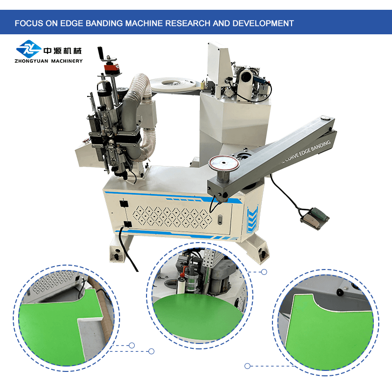 Máquina multifuncional para bordar e aparar bordas para marcenaria para fabricação de móveis