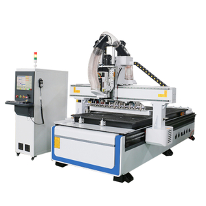 Máquina roteadora de madeira CNC 1325 ATC com trocador de ferramentas de disco