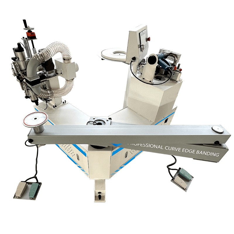 Máquina multifuncional para bordar e aparar bordas para marcenaria para fabricação de móveis